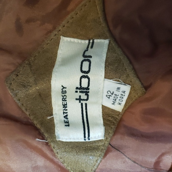 Vintage Y2K Leathers by Tibor, men's brown leather jacket with pockets s… - Picture 3 of 5